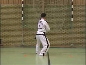 Гэ Бэк видео тхэквондо туль на Черный пояс 1 Дан, хьенг 44 движений, комплекс Ge Beak Tul спорт