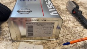 проверяем масло Nissan CVT NS-3 на наличие признаков подделки.