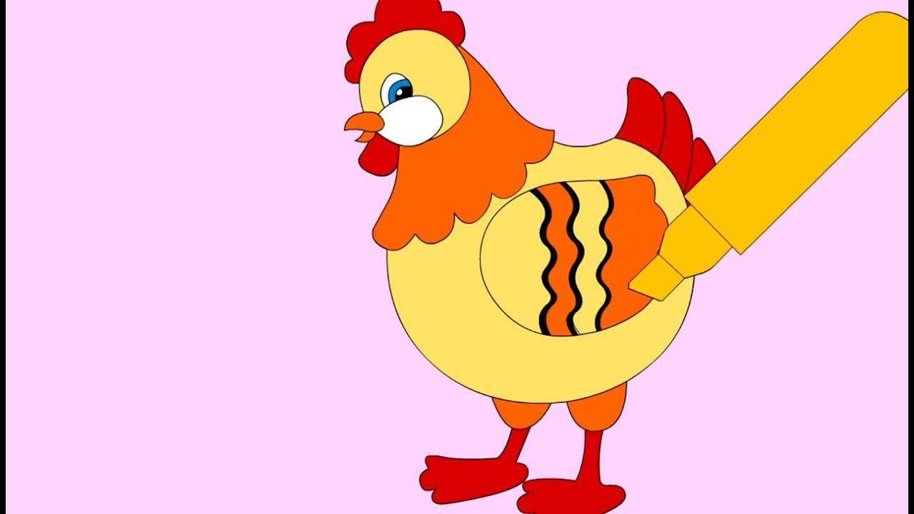 Мультик для самых маленьких. Домашние животные. Учим цвета. Раскраска и пазлы смотреть онлайн