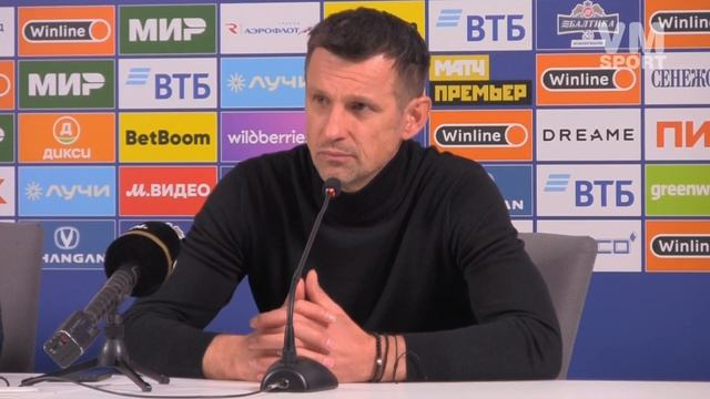 Сергей Семак после ничьей о том, почему лидеры команды не смогли показать лучшей своей игры