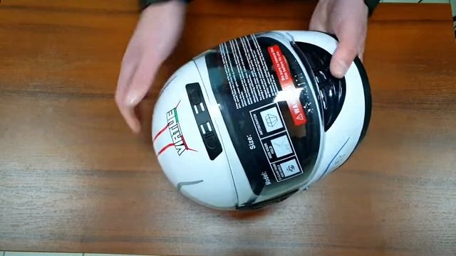 Шлем интеграл MD-A105 (с бородой) белый Virtue смотреть онлайн