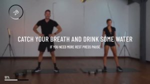 30-минутная тренировка всего тела с гантелями в домашних условиях силовая | Nobadaddiction