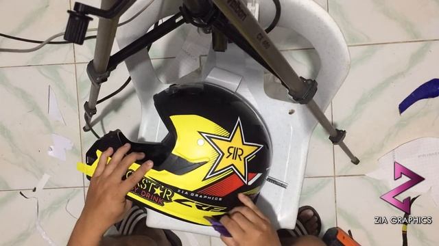 How to restore old MX Helmet - Helmet Decals Installation смотреть онлайн