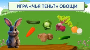 ИГРА "ЧЬЯ ЭТО ТЕНЬ? " ОВОЩИ| РАЗВИВАЮЩИЙ МУЛЬТФИЛЬМ| ДЛЯ ДЕТЕЙ ДОШКОЛЬНОГО ВОЗРАСТА