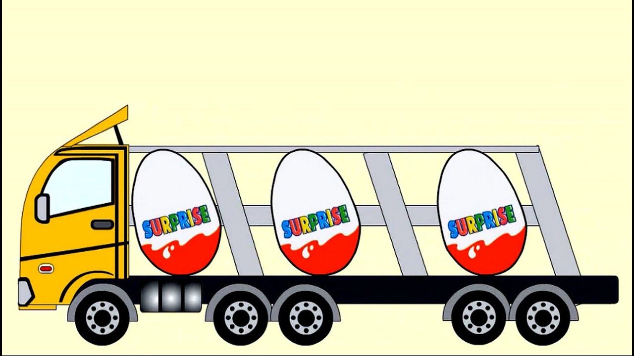 Мультик про машинки. Открываем сюрпризы и собираем пазлы с грузовиками смотреть онлайн