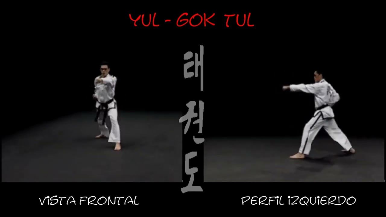 Юль Гок видео тхэквондо туль на сине-красный пояс 3 гып хьенг 38 движений комплекс Yul Gok смотреть онлайн