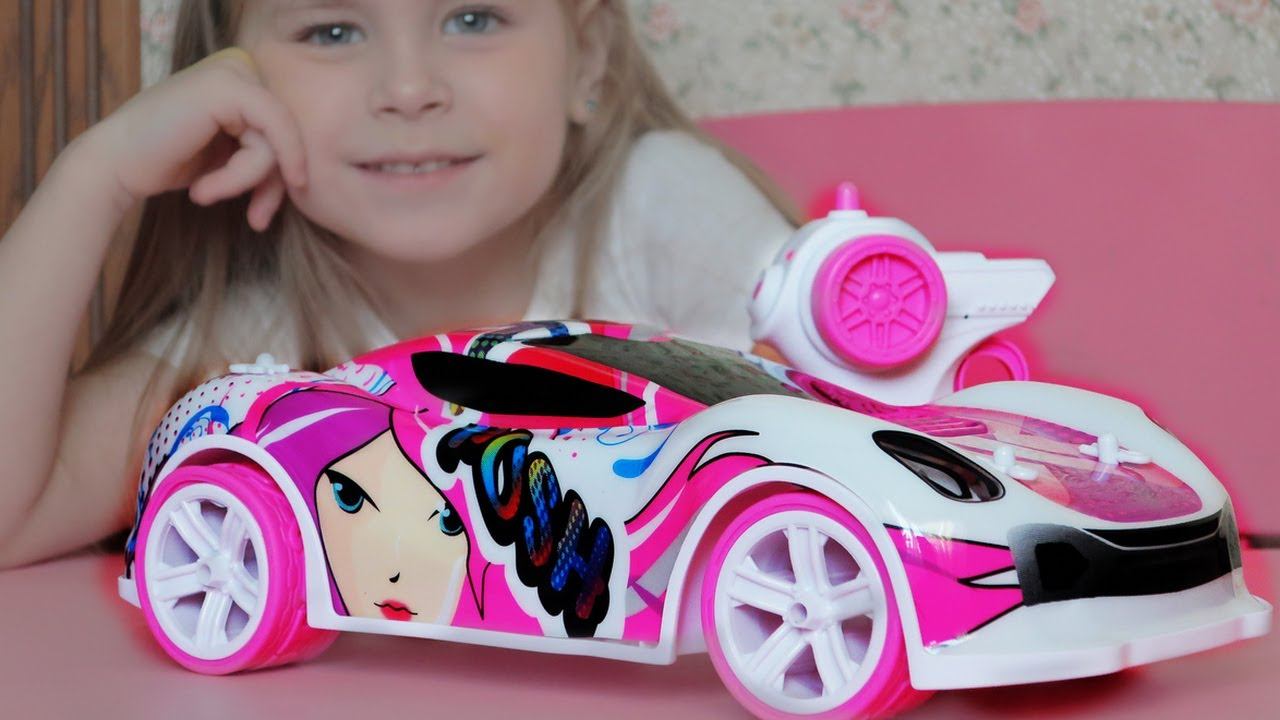 Машина на радиоуправление для девочек. Лайтнинг Дэш с подсветкой от Silverlit смотреть онлайн