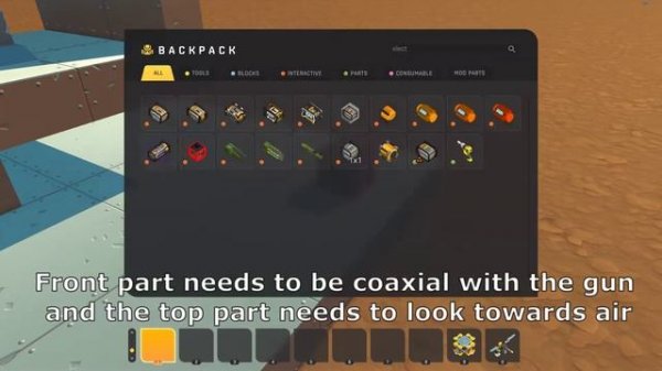 [Tutorial] How to make camera controlled turret in Scrap Mechanic