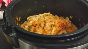 Кальмары тушёные в мультиварке.