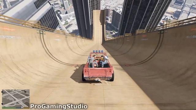 GTA 5: Spiderman vs Giant Ramp - Super Cars, Vehicles, Bikes смотреть онлайн