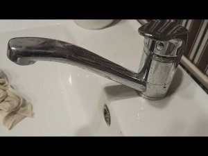 Как отремонтировать однорычажный смеситель - течет из-под ручки.