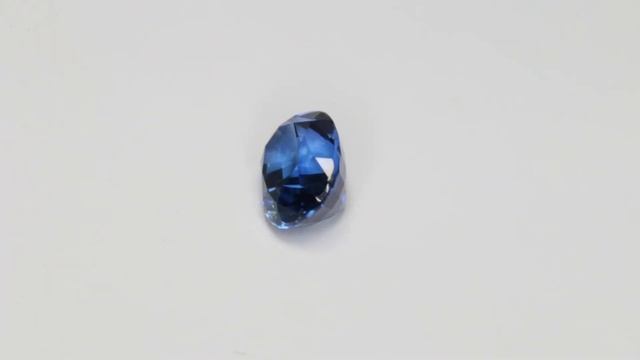 0.682 Carat Blue Sapphire Very Good Cut Oval 5.57 X 4.25 Mm Unheated Loose Stone