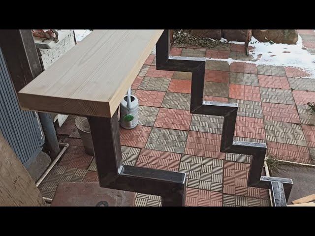 Простой способ крепления ступеней к железной лестнице. смотреть онлайн