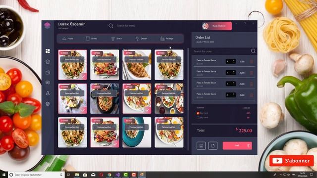 C# UI Design - POS Restaurant Design Idea -  