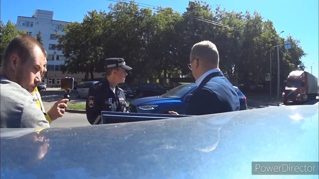 Беспредел ДПС ГИБДД Псков не удался,пришлось по закону. смотреть онлайн