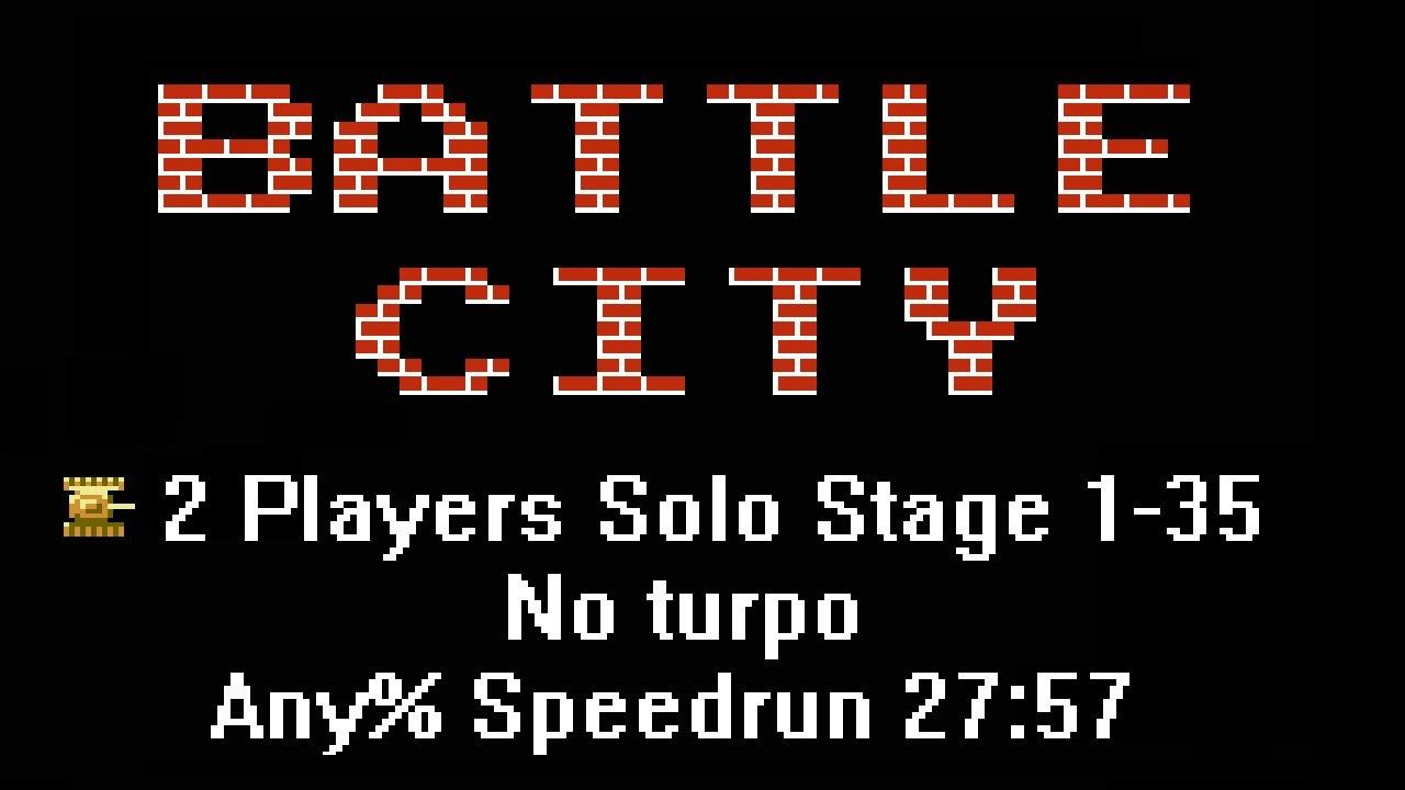 [Спидран] Battle city Any% (2 Players Solo) Stage 1-35 No turbo 27:57 смотреть онлайн