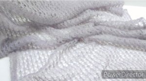 МК ажурный палантин//  Палантин спицами// Как связать ажурный палантин