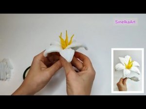 Лилии лилия из синельной проволоки / Pipe Cleaner /  DIY / Tutorial / Синельная проволока