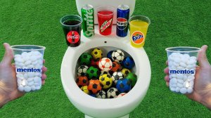 Мультики для детей. Детский Эксперимент: Футбольные мячики ПРОТИВ напитков. Мультики для малышей