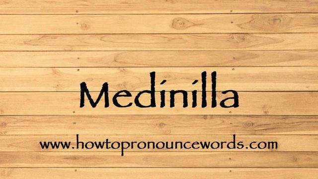 How To Pronounce Medinilla ? How To say Medinilla New Video смотреть онлайн