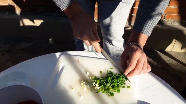 Шашлык в казане на мангале / Barbecue