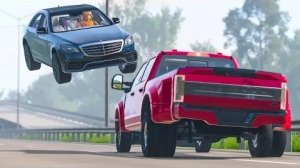 Подборка экстремальных автокатастроф #259 - BeamNG Drive