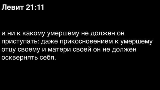 Левит, глава 21 смотреть онлайн