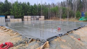 Плита под дом и плита под гараж