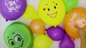 Учим цвета Лопаем шарики с водой Развивающее видео
