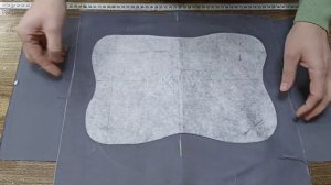 М. К + выкройка автомобильной подушки #машиннаявышивка