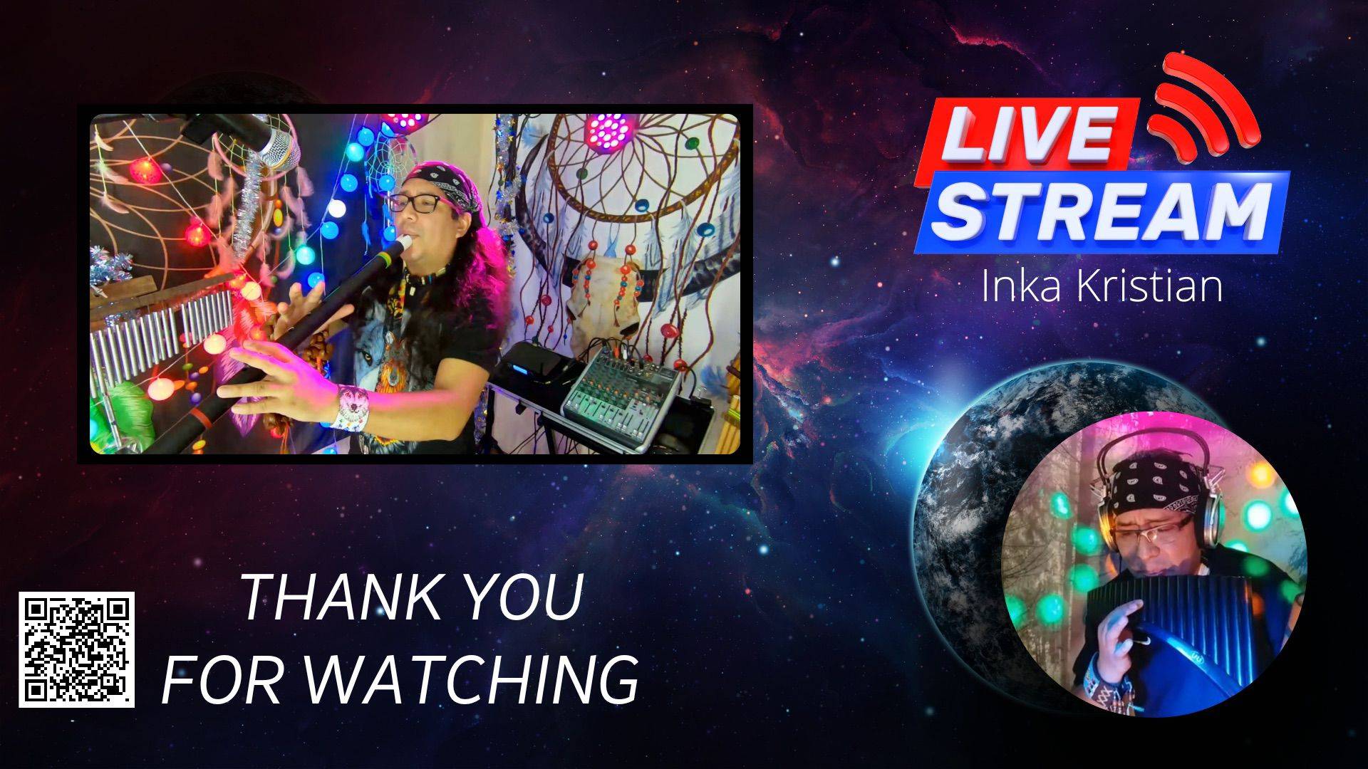 🔴 Inka Kristian - Live 🔴 #meditationmusic #soundhealing #relaxingmusic #nativeamericanflutemusic