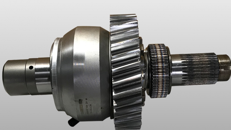 ремонт редуктора блокировки межосевого дифференциала на автомобиле Shacman X3000. смотреть онлайн