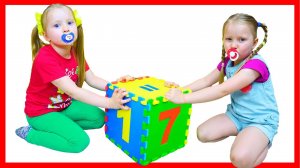 Милана и папа устроили соревнования с друзьями