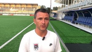 СШ «Ленинградец» — ФК «Псков» (2:0). Чемпионат СЗФО среди мужских команд. Послематчевые интервью