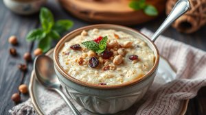 Гурьевская каша премиум-класса: с Мёдом, Орехами и нежной сливочной душой