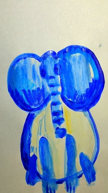 рисуем слона🐘#эльмирарисует #эльмираучитрисовать #рисуемпошагово #shortvideo #short смотреть онлайн