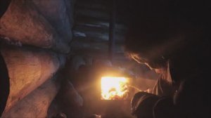 Таёжная изба Ночёвка Часть 2