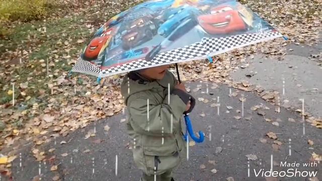 Прогулка под дождём. Осень. Walk under the rain. Autumn. смотреть онлайн