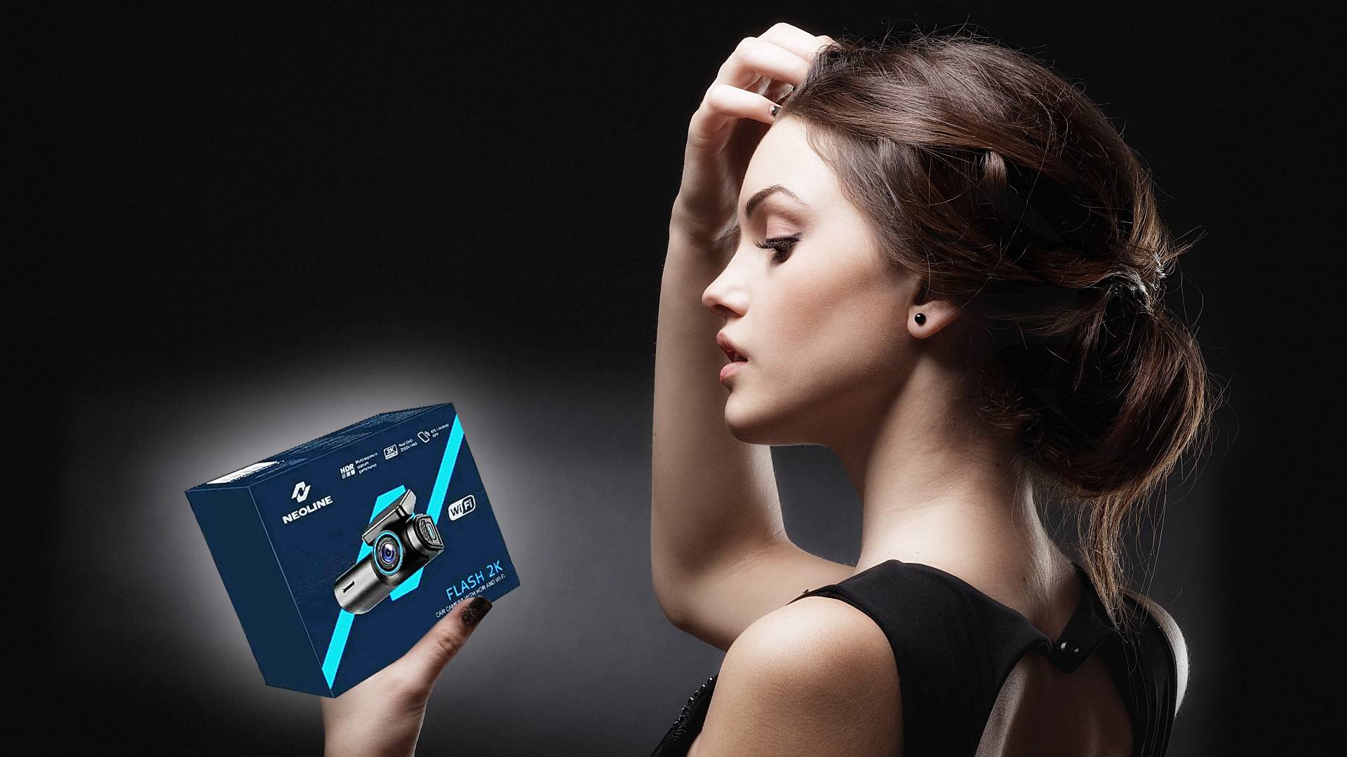 Видеорегистратор Neoline Flash 2K Wi-Fi   сьёмка днём