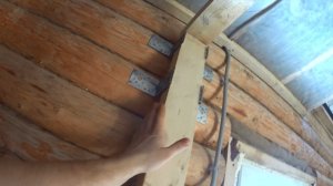 Каркасная перегородка в срубе