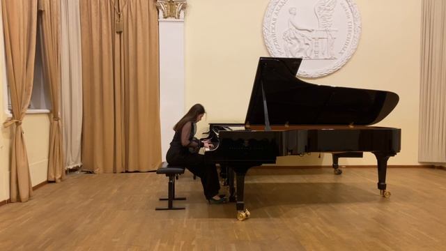 Злата Звягинцева. 
Ф.Шопен Соната №2 b-moll, op.35 I часть
