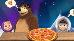Маша и медведь Пиццерия игра мультфильм