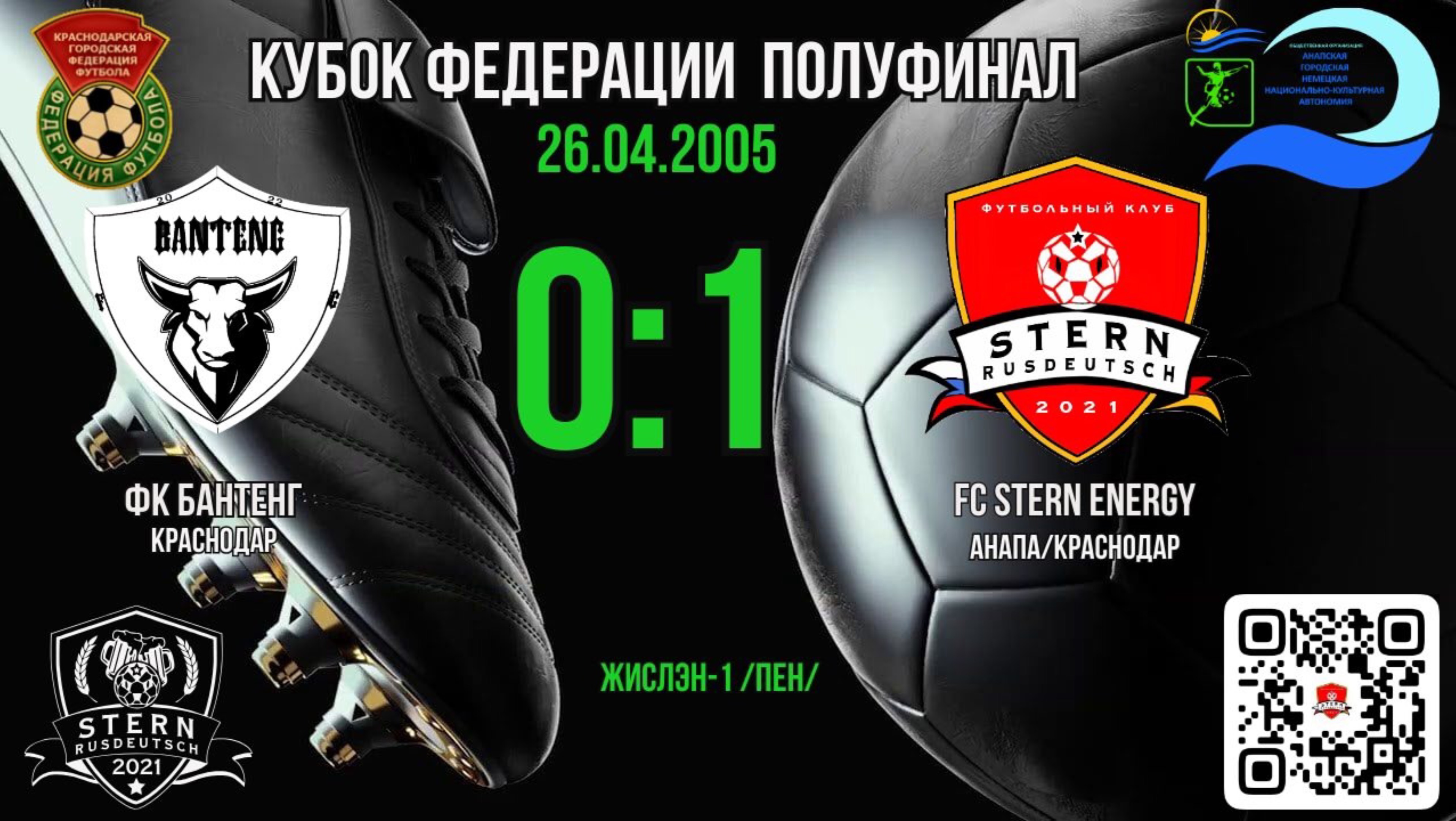 Кубок Федерации /полуфинал/
FC Stern Energy-ФК Бантенг 1:0