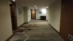 Коридор в гостинице Central Plaza Hotel г. Далянь