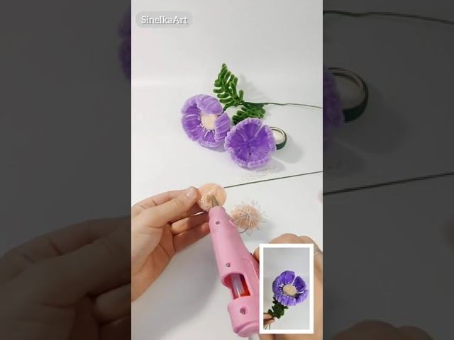 Цветы из синельной проволоки / DIY / Tutorial / Синельная проволока мастер класс смотреть онлайн