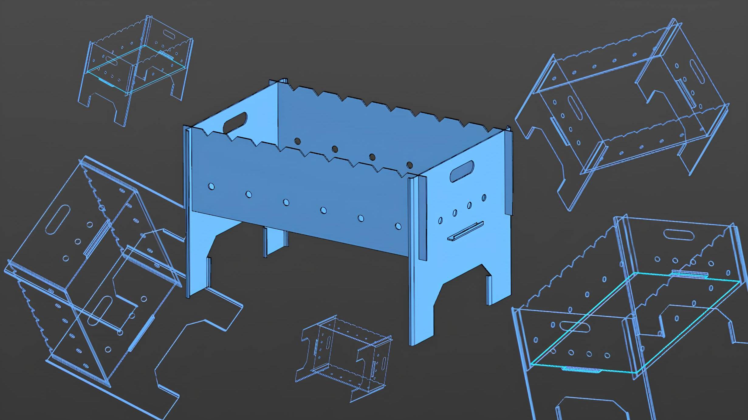 Как создать сборку МАНГАЛА в 3д в КОМПАС 3D. Урок смотреть онлайн