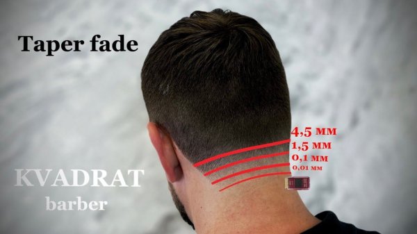 Как сделать TAPER FADE / Мужская стрижка с залысинами  / BARBER TUTORIAL-TAPER FADE EASY STEPS