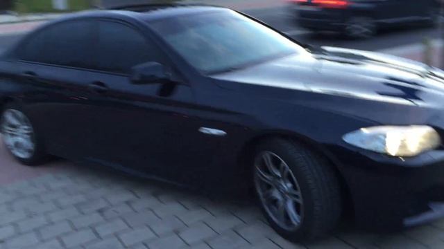BMW f10 520D with 550d look costum made Exhaust смотреть онлайн