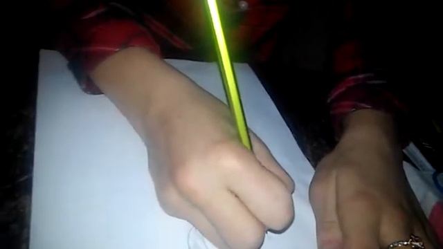 Рисую себя с закрытыми глазами)) смотреть онлайн