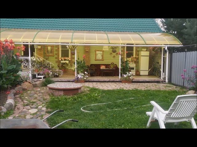 Как выглядит веранда к дому через 5 лет.